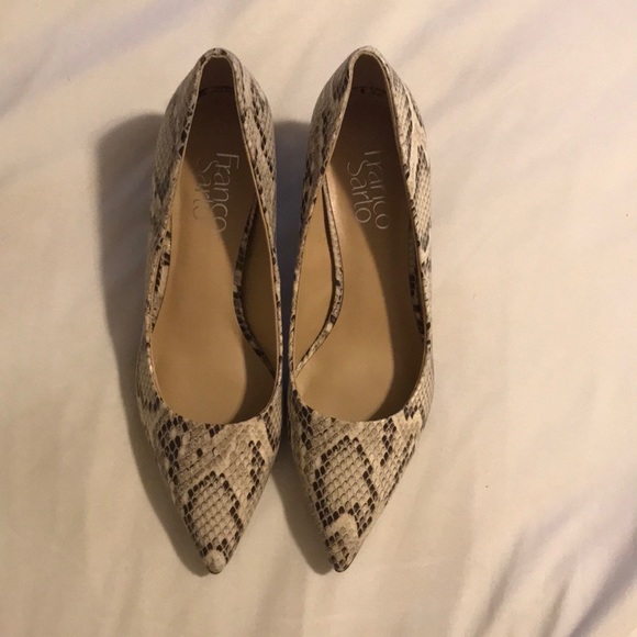 Fabulous low heels worn once, with box, Franco Sarto - Picture 4 of 8